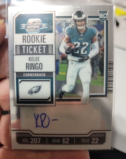 2023 Panini Contenders Optic #180 Kelee Ringo Rookie Ticket — front