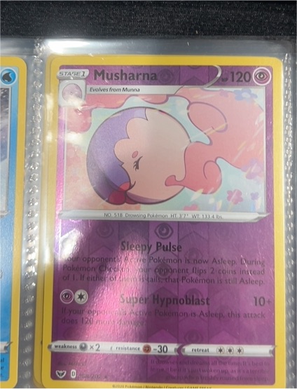 2020 Pokémon Sword & Shield #088 Musharna — front