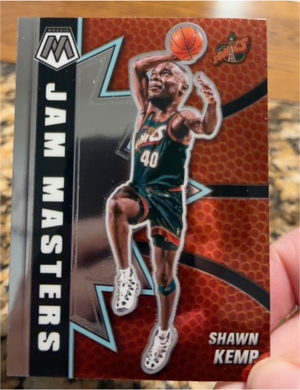 2020-21 Panini Mosaic #15 Shawn Kemp Jam Masters — front