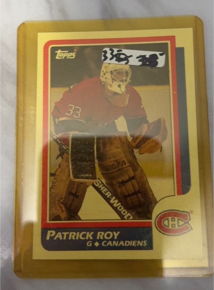 1986-87 Topps #53 Patrick Roy — front