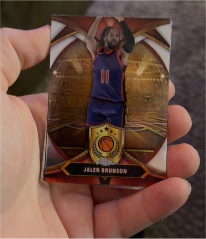 2024-25 Topps Chrome #BOD-5 Jalen Brunson Ball of Duty — front