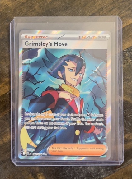 2022 Pokémon TCG Phantasmal Flames #120 Grimsley's Move — front
