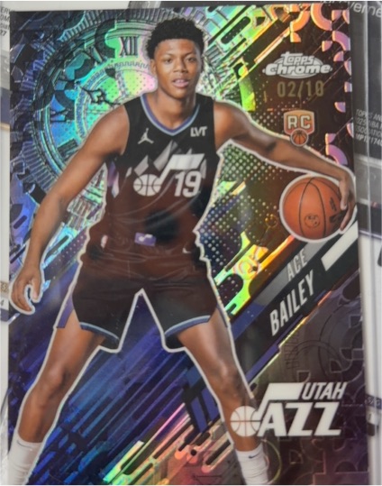 2025-26 Topps Chrome #GT-20 Ace Bailey Go Time — front