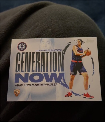 2025-26 Topps Generation Now #GN-30 Yanic Konan-Niederhäuser — front