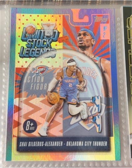2025 Topps #LST-39 Shai Gilgeous-Alexander Limited Stock Legends — front