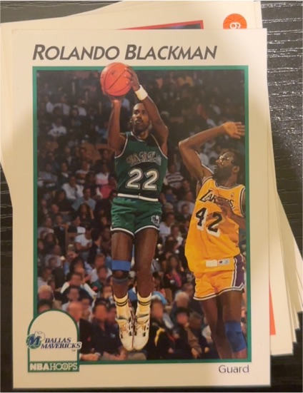 1991-92 Hoops #9 Rolando Blackman — front