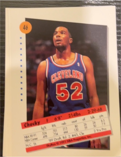 1991 Skybox #46 Chucky Brown — front