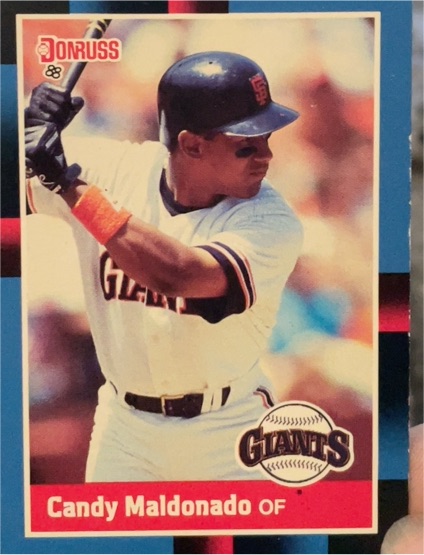 1988 Donruss #391 Candy Maldonado — front