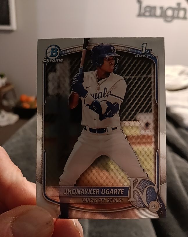 2025 Bowman Chrome #BCP-123 Jhonayker Ugarte — front
