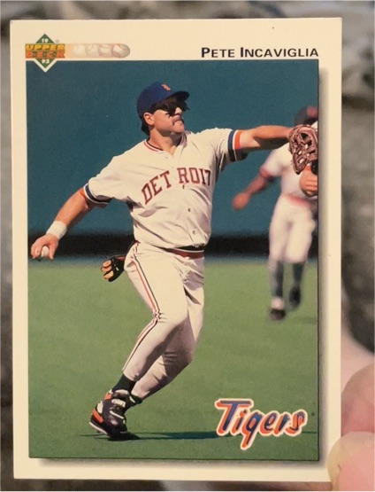 1992 Upper Deck #271 Pete Incaviglia — front