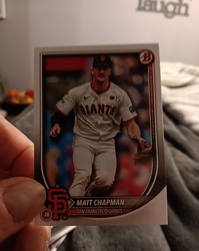 2025 Bowman #74 Matt Chapman — front