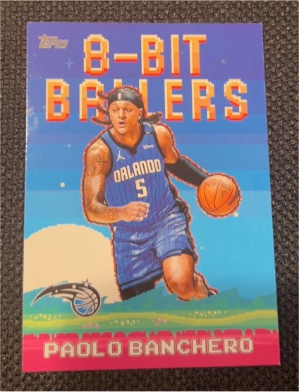 2025-26 Topps Basketball 8-Bit Ballers #8B-9 Paolo Banchero — front