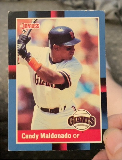 1988 Donruss #391 Candy Maldonado — front