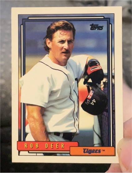 1992 Topps #441 Rob Deer — front