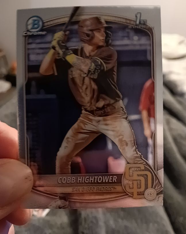 2025 Bowman Chrome #BCP-104 Cobb Hightower — front