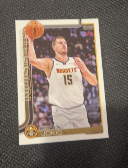 2025-26 Topps #101 Nikola Jokic Denver Nuggets — front