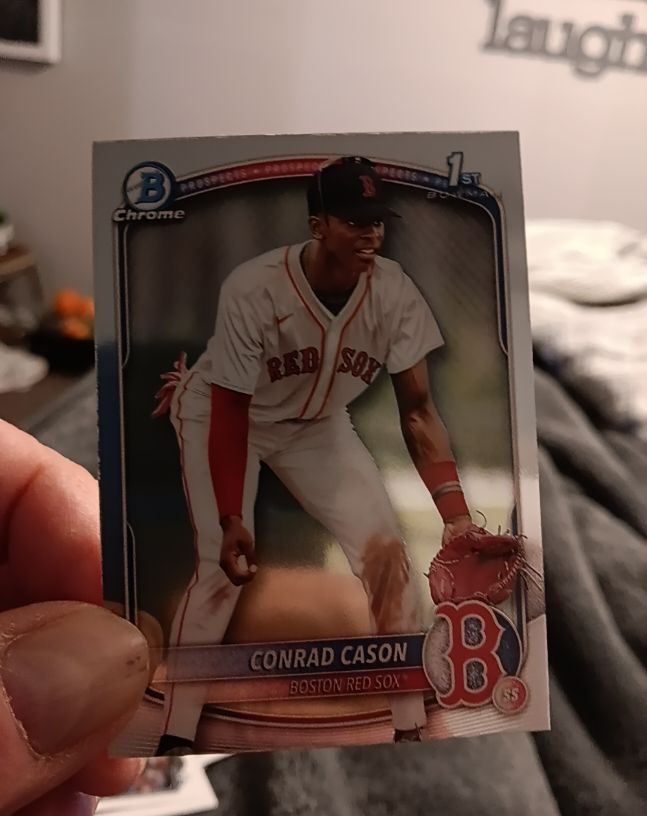 2025 Bowman Chrome Prospects #BCP-130 Conrad Cason — front