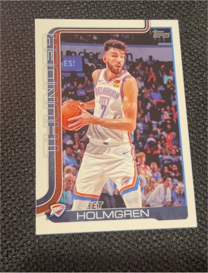2025-26 Topps #118 Chet Holmgren — front