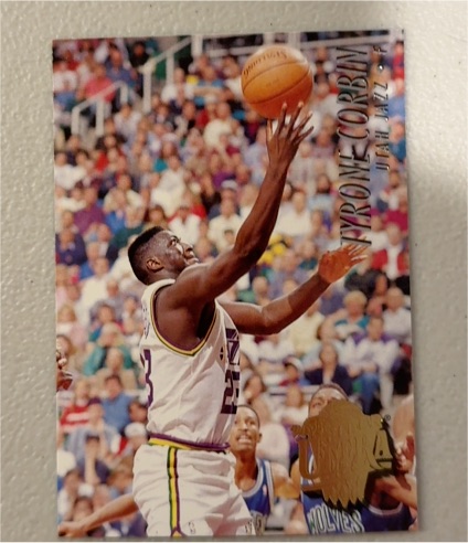 1994-95 Ultra #183 Tyrone Corbin Utah Jazz — front