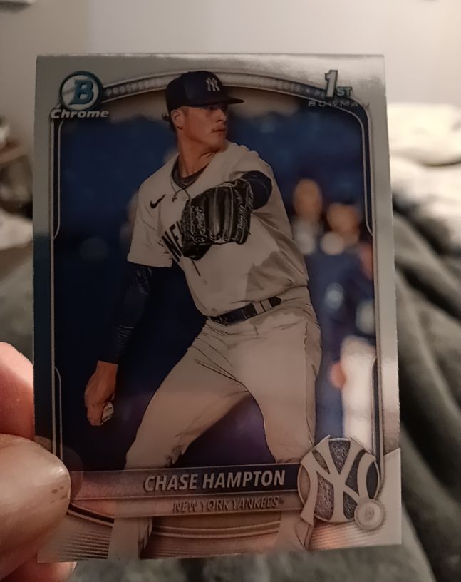 2025 Bowman Chrome Prospects #BCP-57 Chase Hampton — front