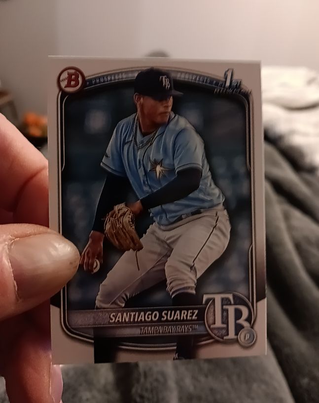 2025 Bowman Prospects #BP-142 Santiago Suarez — front