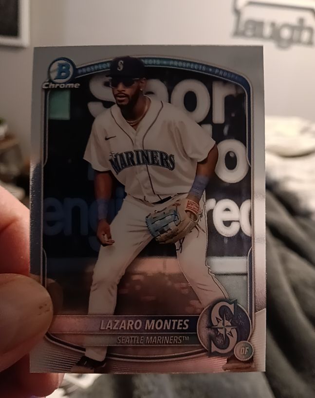2025 Bowman Chrome Prospects #BCP-23 Lazaro Montes — front