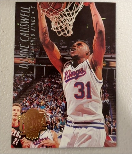 1994-95 Fleer Ultra #164 Duane Causwell Sacramento Kings — front