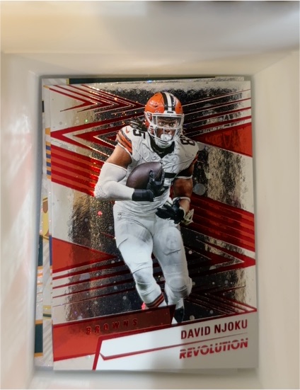 2025 Panini Revolution #31/60 David Njoku — front