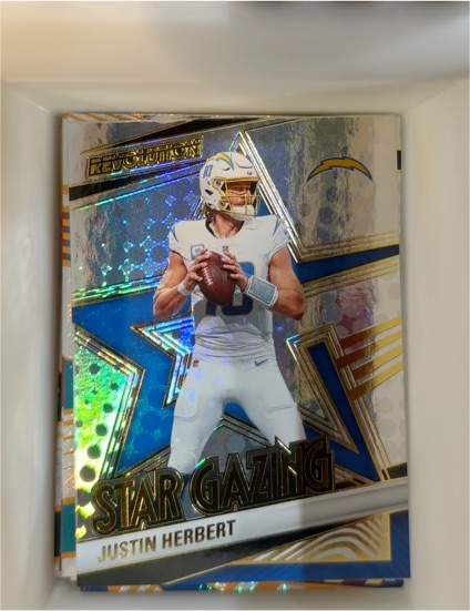 2025 Panini Revolution #2 Justin Herbert Star Gazing — front