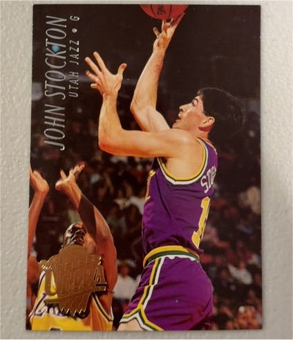 1994-95 Fleer Ultra #189 John Stockton — front