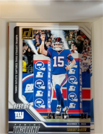 2024 Panini Donruss #22 Tommy DeVito Best of Instant — front