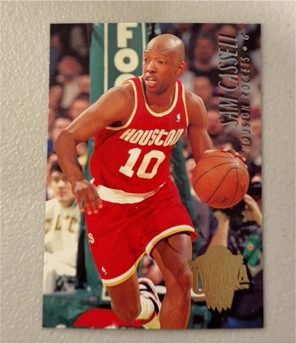 1994-95 Fleer Ultra #65 Sam Cassell Houston Rockets — front