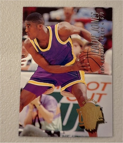 1994-95 Fleer Ultra #87 Eddie Jones Rookie — front