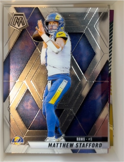 2025 Panini Mosaic #96 Matthew Stafford — front