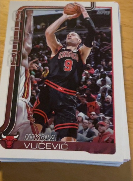 2025-26 Topps #36 Nikola Vučević — front