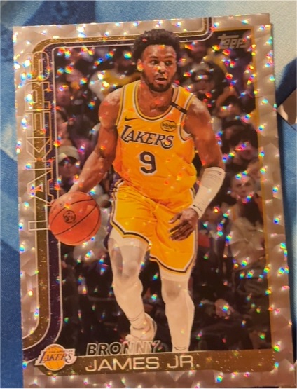 2025-26 Topps #152 Bronny James Jr. — front