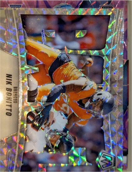 2025 Panini Mosaic #5 Nik Bonitto Bang! Mosaic — front