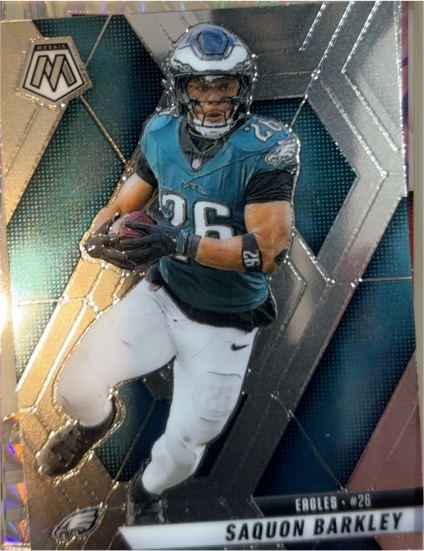 2025 Panini Mosaic #212 Saquon Barkley — front