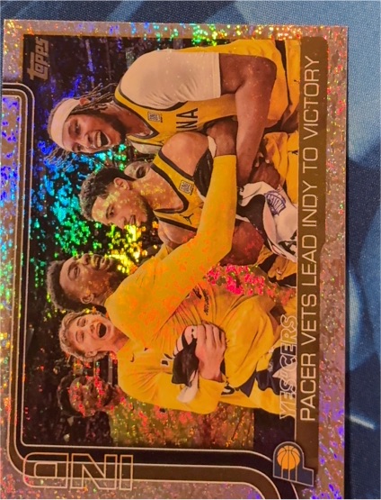 2025-26 Topps #280 Yes'Cers: Pacer Vets Lead Indy To Victory — front
