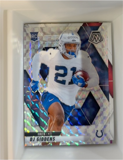 2025 Panini Mosaic #350 DJ Giddens — front