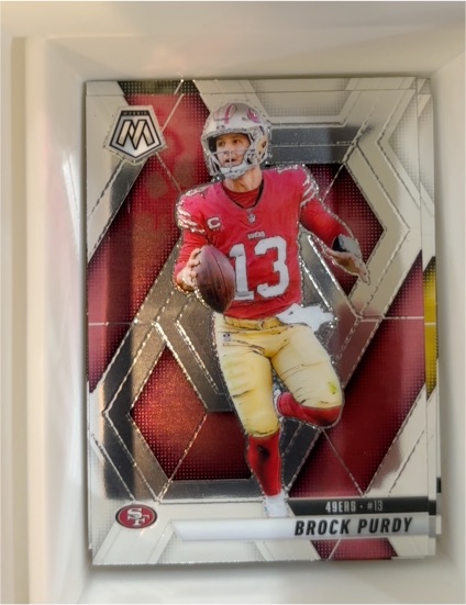 2024 Panini Mosaic #13 Brock Purdy — front