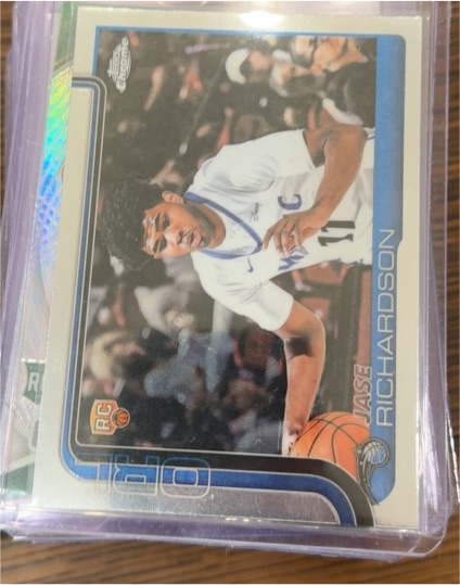 2025-26 Topps Chrome #275 Jase Richardson — front
