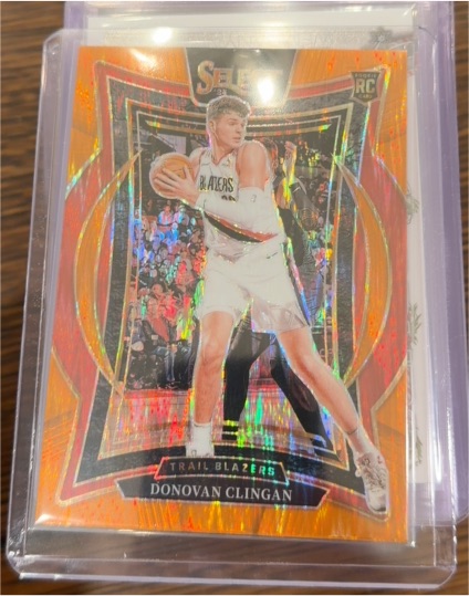 2024-25 Panini Select #69 Donovan Clingan — front