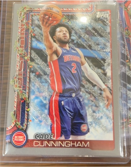2025-26 Topps Holiday #H32 Cade Cunningham — front