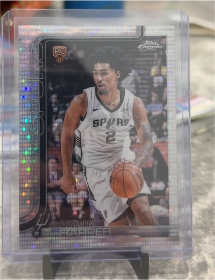 2025-26 Topps Chrome #252 Dylan Harper — front