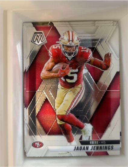 2025 Panini Mosaic #15 Jauan Jennings — front