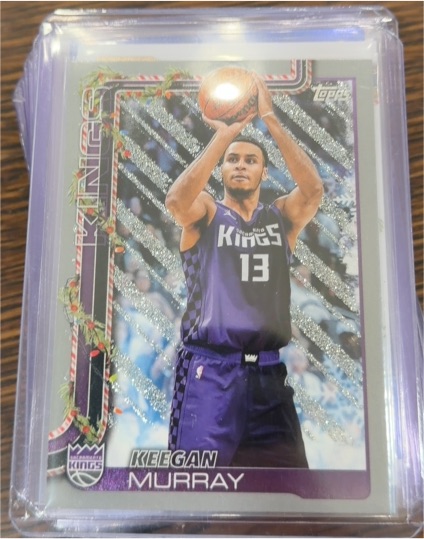 2025-26 Topps Holiday #H133 Keegan Murray — front