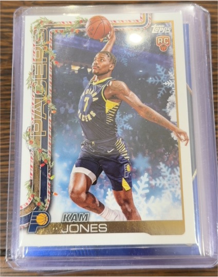 2025-26 Topps Holiday #H198 Kam Jones — front