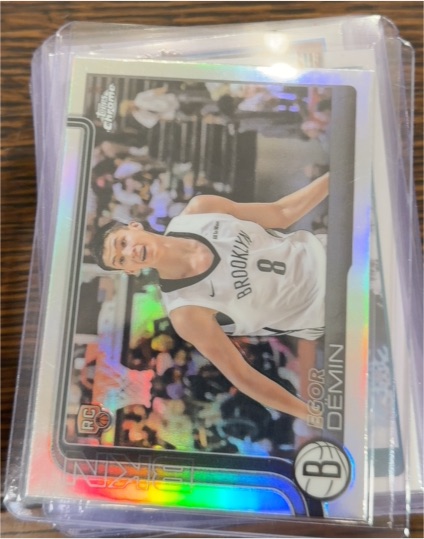 2025-26 Topps Chrome #258 Egor Demin Rookie — front