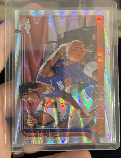 2025-26 Topps Chrome #281 Rasheer Fleming RC — front